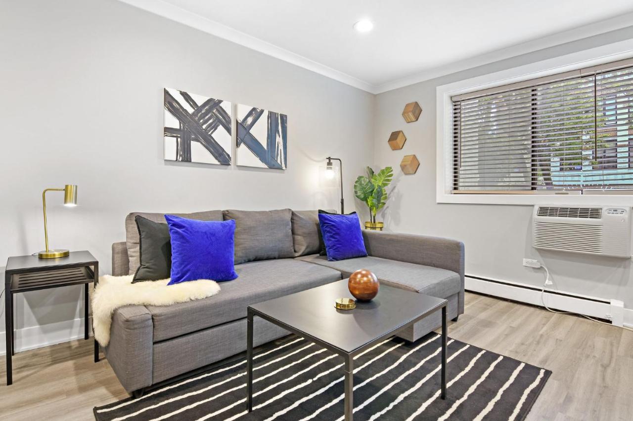 Sophisticated Studio Apartment With Modern Kitchen - Oakdale Od2 Rep Chicago Exterior foto