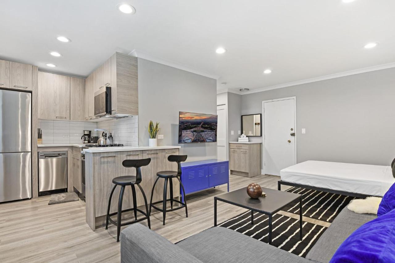Sophisticated Studio Apartment With Modern Kitchen - Oakdale Od2 Rep Chicago Exterior foto